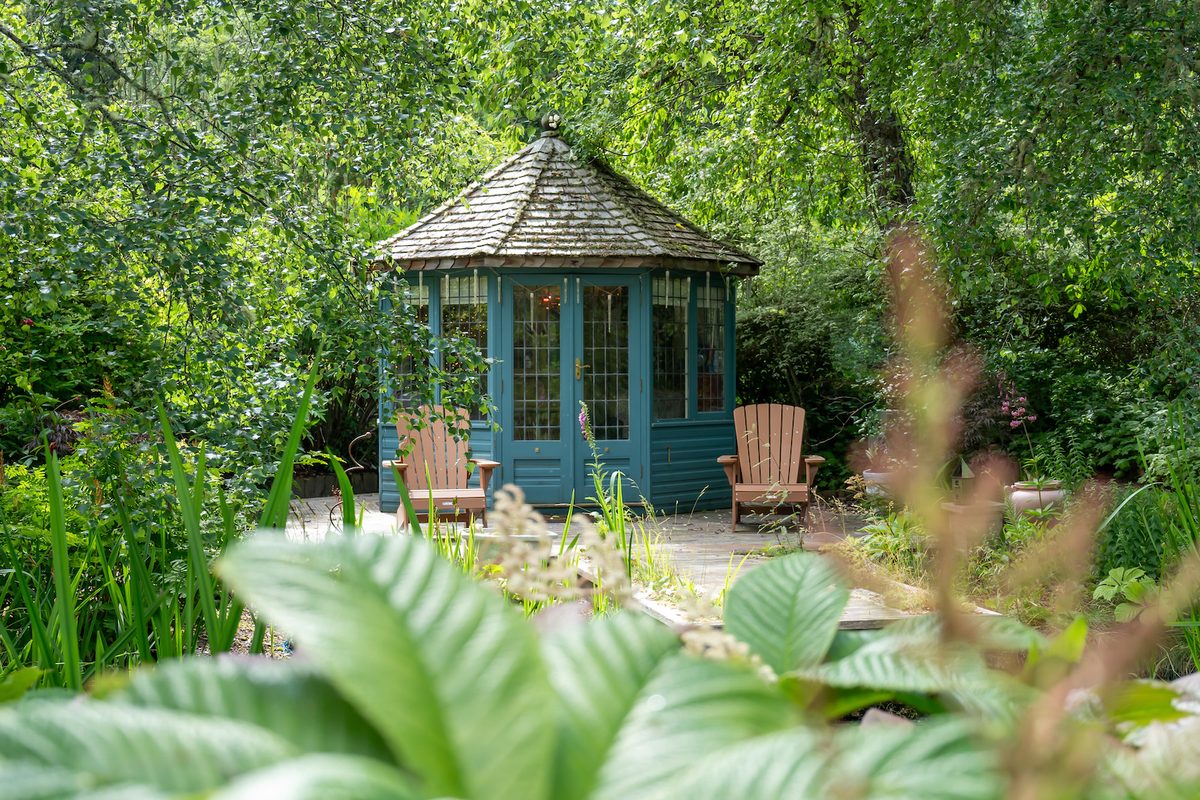 Garden summerhouse at The Polchar